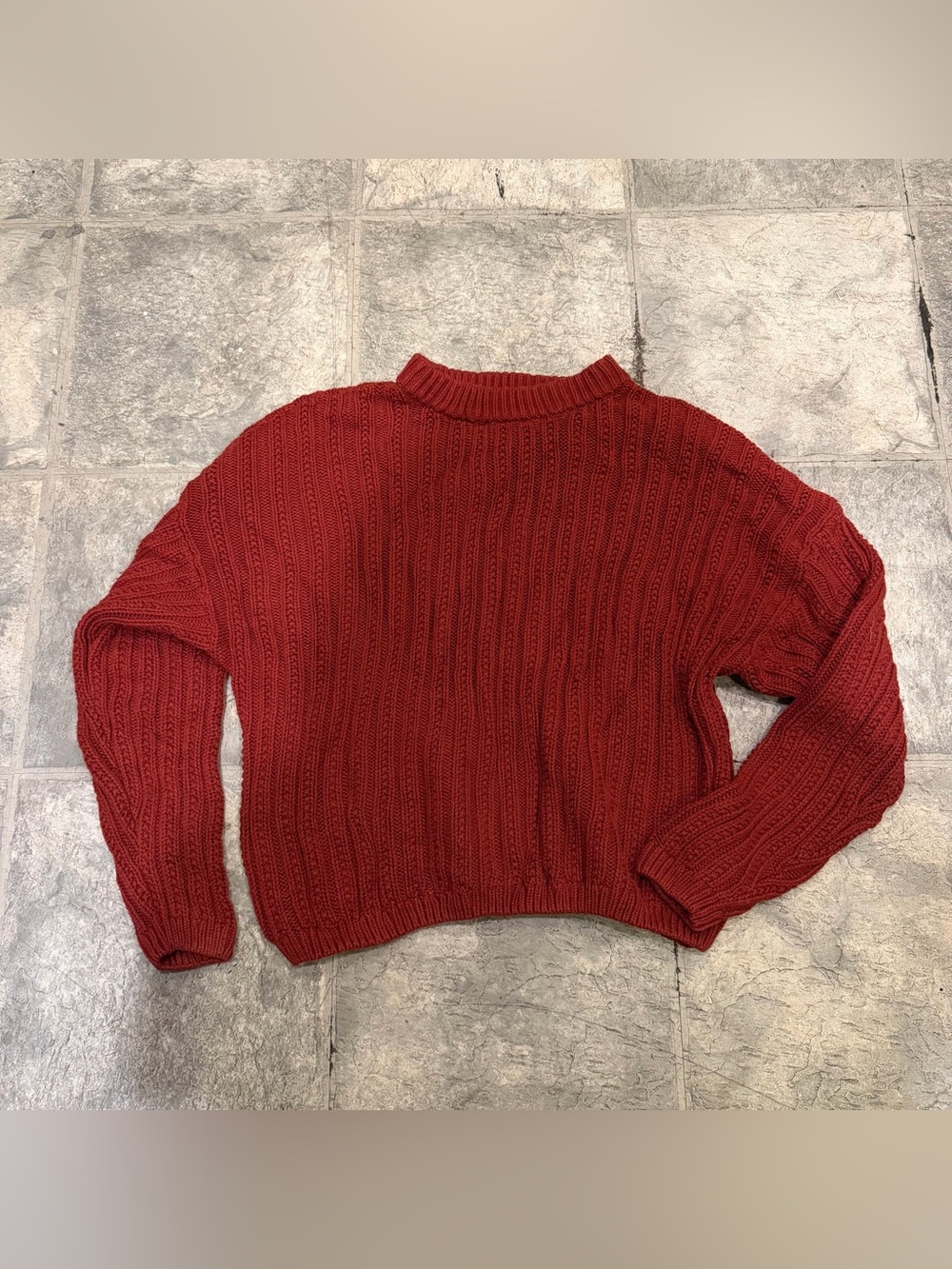 Universal Thread- Brick Color Knitted Sweater - Picture 2 of 7
